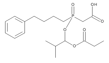 福辛普利中间体-1的分子结构式